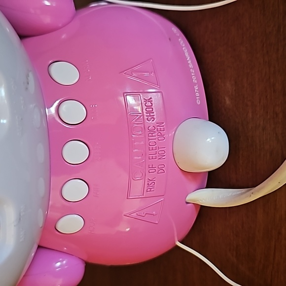 Hello Kitty Am/FM Projection Alarm Clock Radio electric - Picture 7 of 13